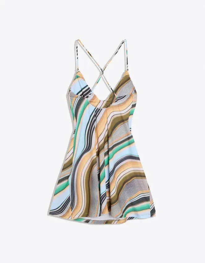 Minivestido con cuello halter Minivestido con cuello halter