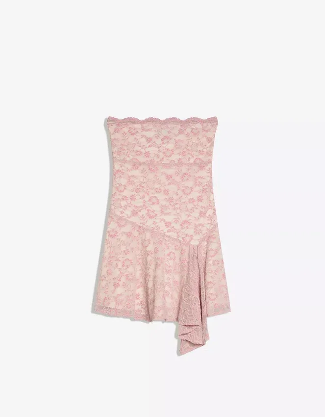 Minivestido con hombros al aire Minivestido con hombros al aire