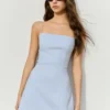 Minivestido con lazo en la espalda Minivestido con lazo en la espalda