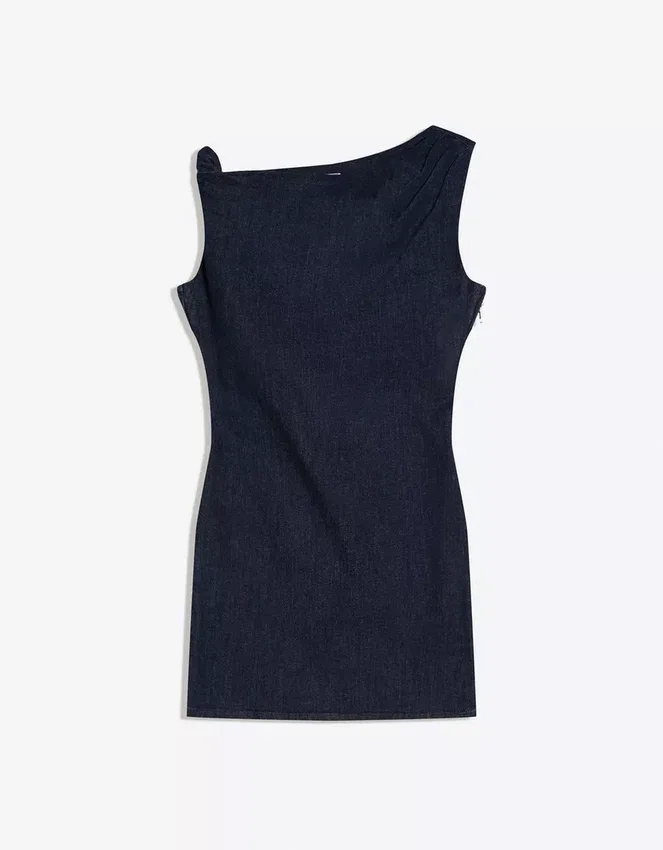 Minivestido de denim con hombros al aire – Vestidos y monos Minivestido de denim con hombros al aire – Vestidos y monos