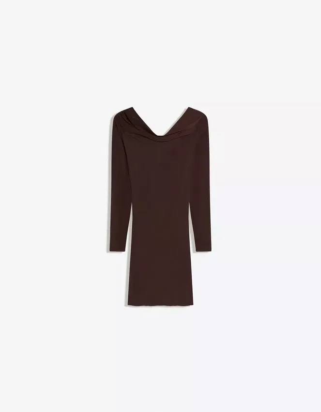 Minivestido de tul de manga larga con nudos – Vestidos y monos Minivestido de tul de manga larga con nudos – Vestidos y monos