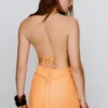 Minivestido drapeado