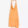 Minivestido drapeado