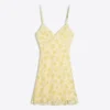 Minivestido floral de encaje Minivestido floral de encaje