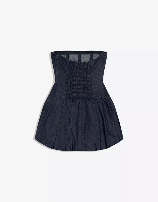 Minivestido globo Denim – Vestidos y monos Minivestido globo Denim – Vestidos y monos