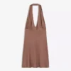 Minivestido halter con tachuelas Minivestido halter con tachuelas