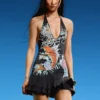 Minivestido halter Ed Hardy X Bershka Minivestido halter Ed Hardy X Bershka