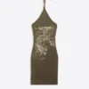 Minivestido halter Ed Hardy X Bershka Minivestido halter Ed Hardy X Bershka