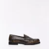 Mocasines fruncidos con detalle cepillado – Zapatos de vestir