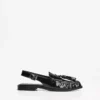 Mocasines sin talón con borlas