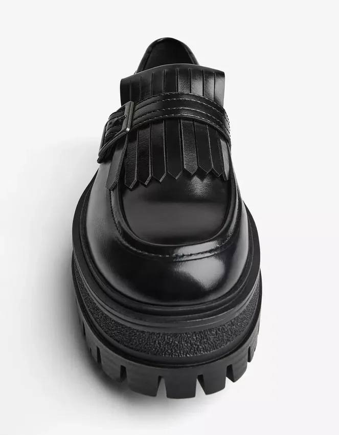 Mocasín de suela gruesa con hebilla – Zapatos de vestir Mocasín de suela gruesa con hebilla – Zapatos de vestir