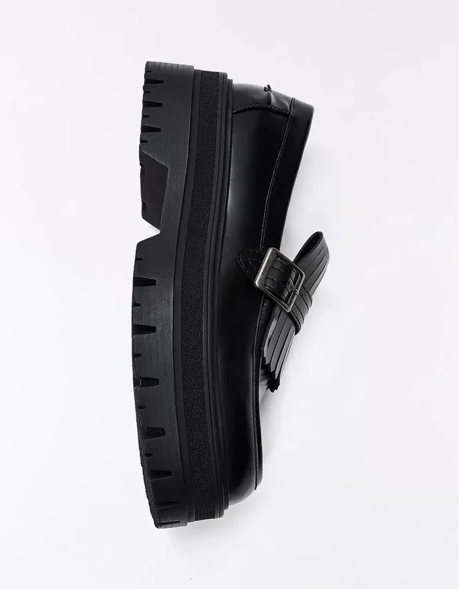 Mocasín de suela gruesa con hebilla – Zapatos de vestir Mocasín de suela gruesa con hebilla – Zapatos de vestir