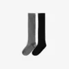 Pack de 2 calcetines acanalados Pack de 2 calcetines acanalados