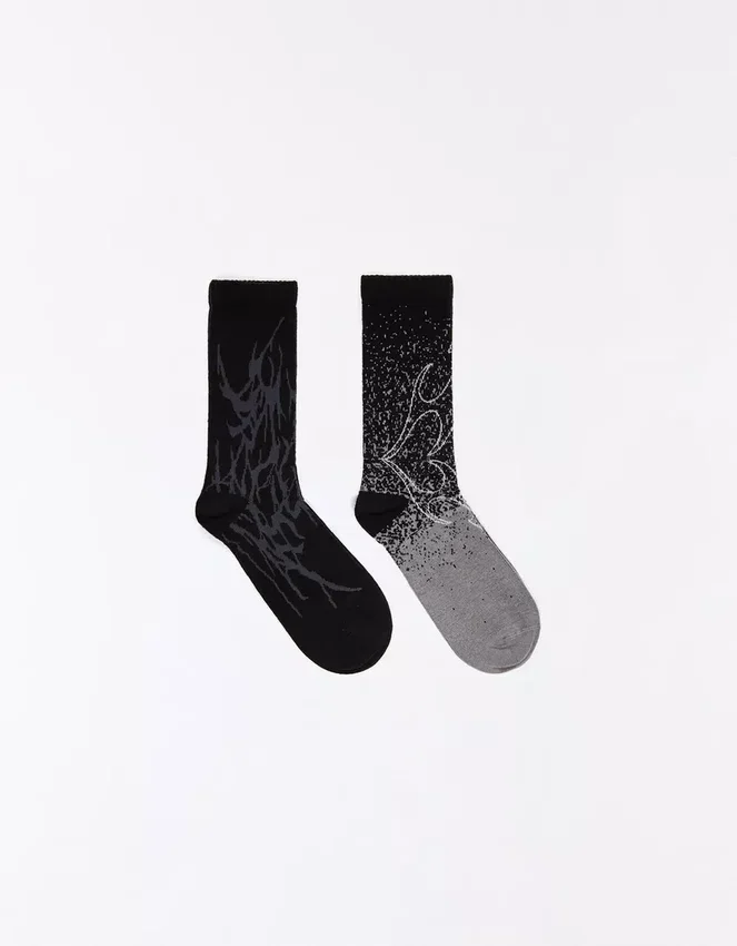 Pack de 2 pares de calcetines estampados – Accesorios Pack de 2 pares de calcetines estampados – Accesorios