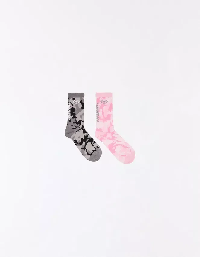 Pack de 2 pares de calcetines estampados – Accesorios Pack de 2 pares de calcetines estampados – Accesorios