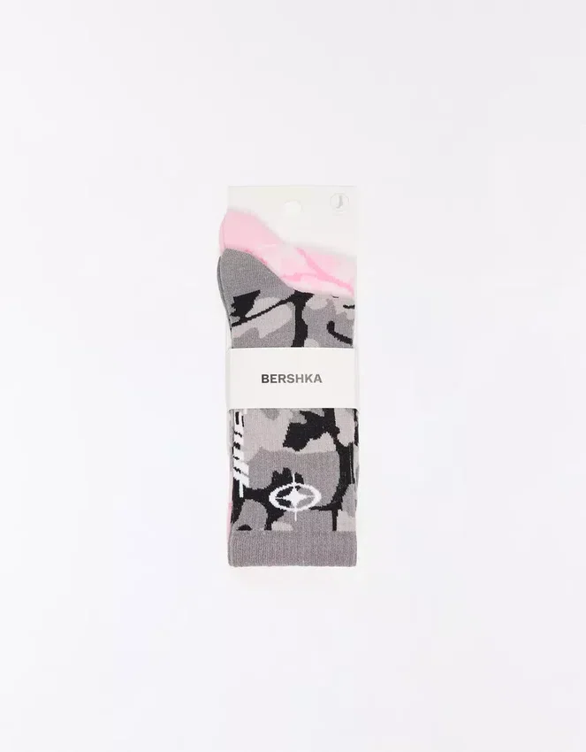 Pack de 2 pares de calcetines estampados – Accesorios Pack de 2 pares de calcetines estampados – Accesorios