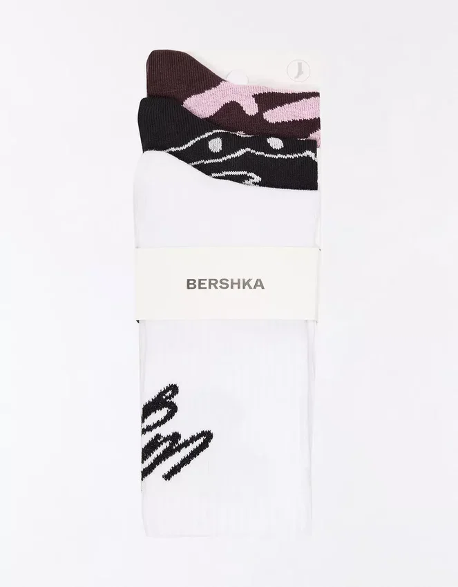 Pack de 3 pares de calcetines estampados – Accesorios – Hombre Pack de 3 pares de calcetines estampados – Accesorios – Hombre