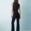 Pantalones acampanados con solapas en los bolsillos – Pantalones Pantalones acampanados con solapas en los bolsillos – Pantalones