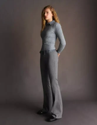 Pantalones acampanados de bengalina