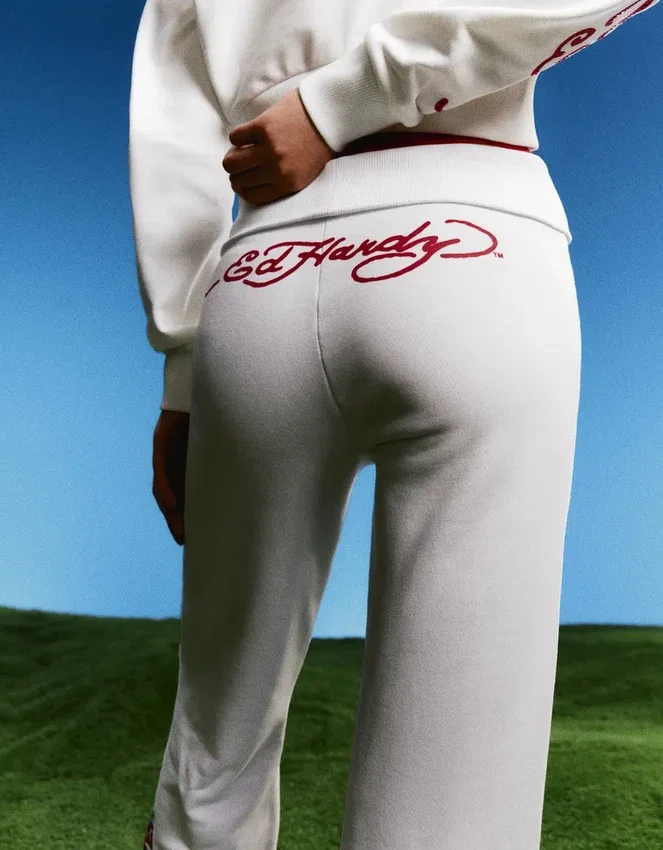 Pantalones acampanados Ed Hardy X Bershka Pantalones acampanados Ed Hardy X Bershka