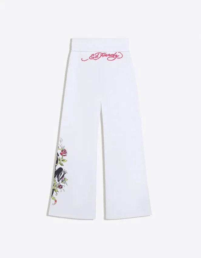 Pantalones acampanados Ed Hardy X Bershka Pantalones acampanados Ed Hardy X Bershka