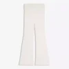Pantalones acampanados técnicos con cintura remangada Pantalones acampanados técnicos con cintura remangada