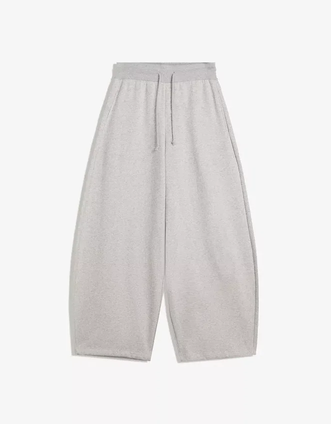 Pantalones bombachos de felpa con topes – Mujer Pantalones bombachos de felpa con topes – Mujer