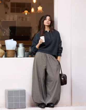 Pantalones bombachos de popelín