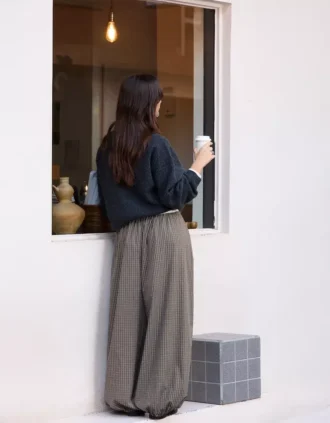 Pantalones bombachos de popelín