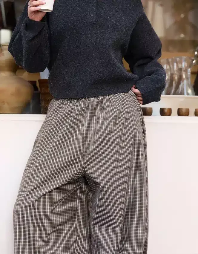 Pantalones bombachos de popelín Pantalones bombachos de popelín