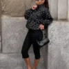 Pantalones capri con aberturas en los bajos – #Bershkastyle – Mujer Pantalones capri con aberturas en los bajos – #Bershkastyle – Mujer