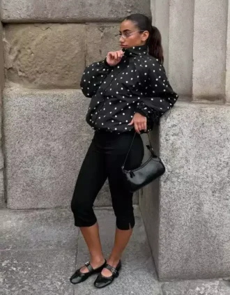 Pantalones capri con aberturas en los bajos – #Bershkastyle – Mujer