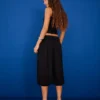 Pantalones capri de tiro bajo