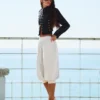 Pantalones capri de tiro bajo Pantalones capri de tiro bajo