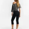 Pantalones capri técnicos de punto Pantalones capri técnicos de punto