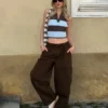 Pantalones cargo de paracaídas – #Bershkastyle – Mujer Pantalones cargo de paracaídas – #Bershkastyle – Mujer