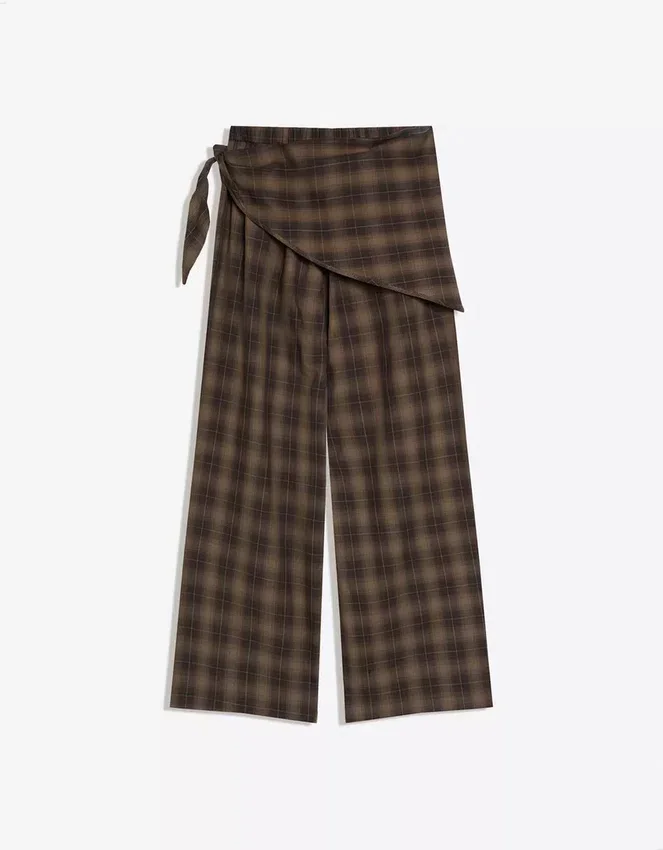 Pantalones con pinzas y lazo – Pantalones Pantalones con pinzas y lazo – Pantalones