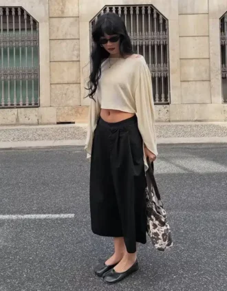 Pantalones cortos a rayas – #Bershkastyle – Mujer