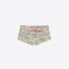 Pantalones cortos bordados Ed Hardy X Bershka – Mujer