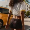 Pantalones cortos con lentejuelas Pantalones cortos con lentejuelas