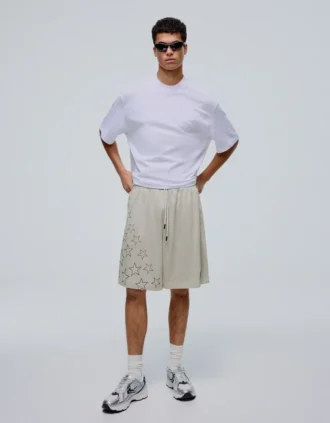 Pantalones cortos de malla estampados Pantalones cortos de malla estampados