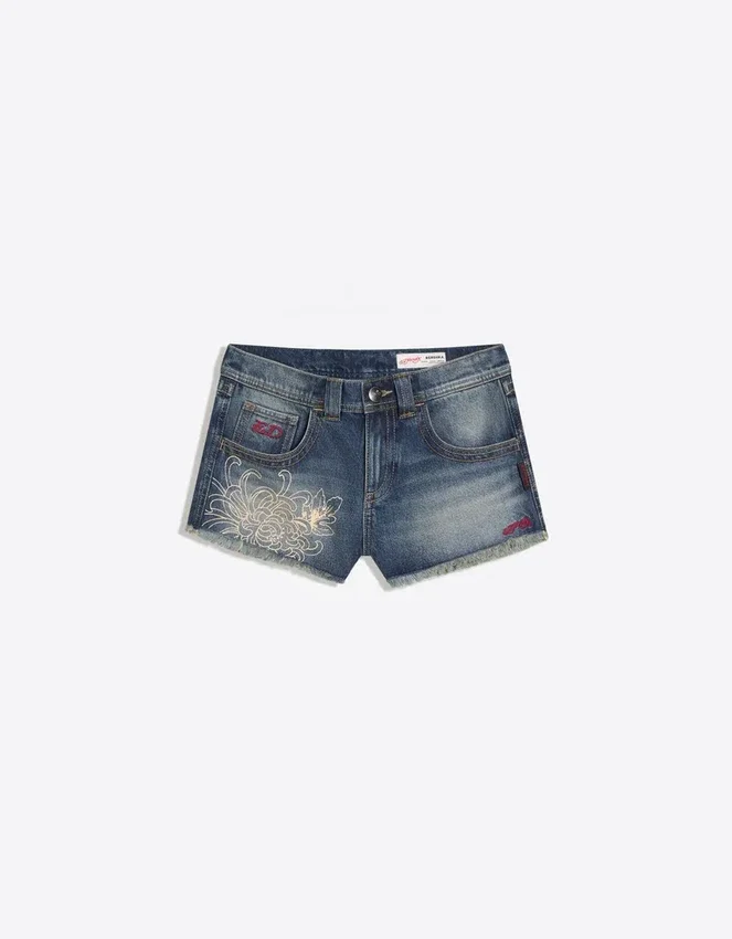 Pantalones cortos Denim Ed Hardy X Bershka Pantalones cortos Denim Ed Hardy X Bershka