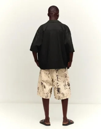 Pantalones cortos estampados de pierna ancha – Hombre Pantalones cortos estampados de pierna ancha – Hombre
