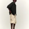 Pantalones cortos estampados de pierna ancha – Hombre