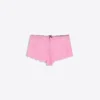 Pantalones culotte de encaje