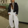 Pantalones de corte acampanado con cordones – #Bershkastyle – Mujer