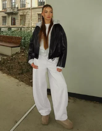 Pantalones de corte acampanado con cordones – #Bershkastyle – Mujer