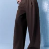 Pantalones de doble tejido Voluminous – Pantalones