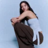 Pantalones de doble tejido Voluminous – Pantalones