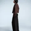 Pantalones de felpa con cordones